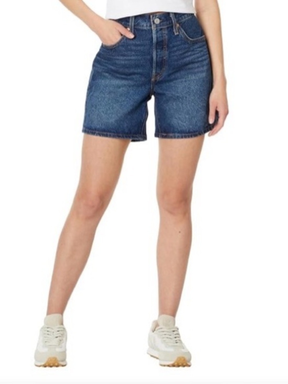 NWT Levi’s 501 Jean Shorts High Rise Mid Thigh New 2 / 26 or 10 / 30 or 14 / 32